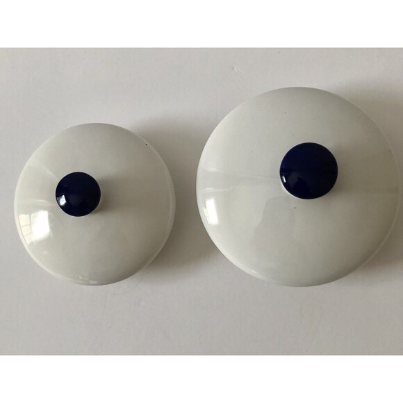 HOME BY TARGET COFFE AND SUGGAR BOWL W/LID CERAMIC WHITE AND ACCENTS FLORAL BLUE - Picture 9 of 10